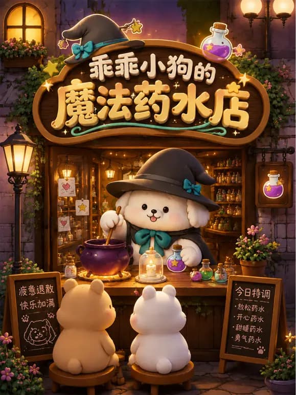 乖乖小狗的魔法药水店