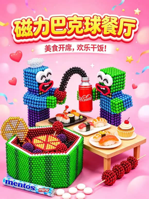 磁力巴克球餐厅