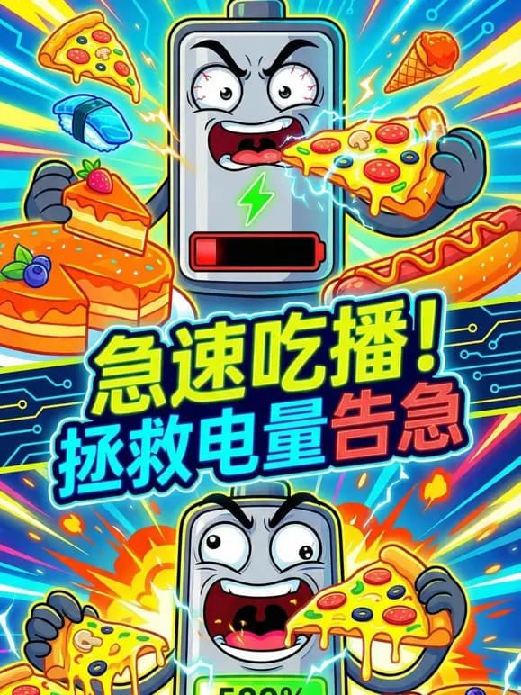 急速吃播！拯救电量告急